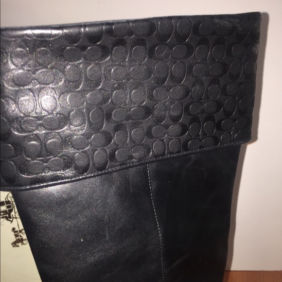 Coach Women’s Harper Waxy Brusof Round Toe Boot - Picture 3 of 4